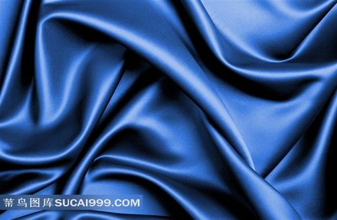 蓝色的丝绸图片