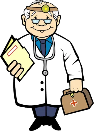 老医生卡通