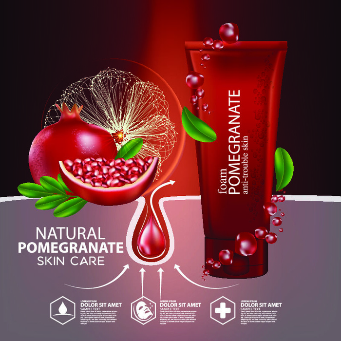 设计广告化妆品素材