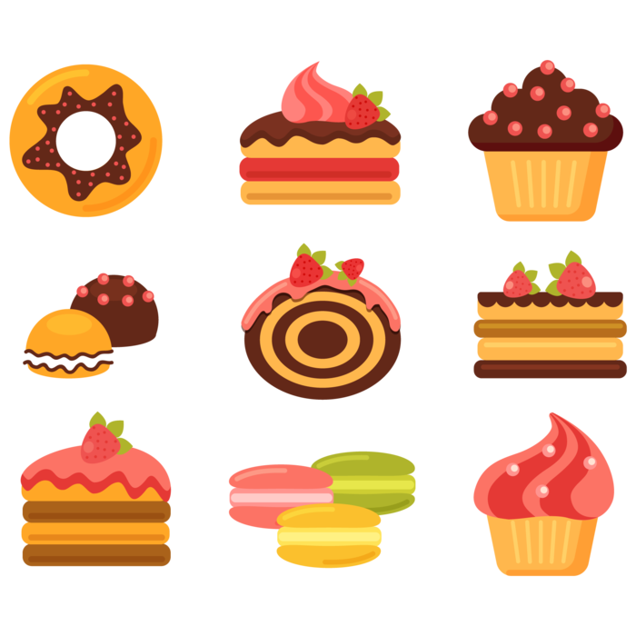 甜品卡通巧克力