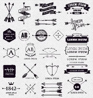 手绘Logo标志素材