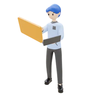 招聘人物3D立体模型免扣元素