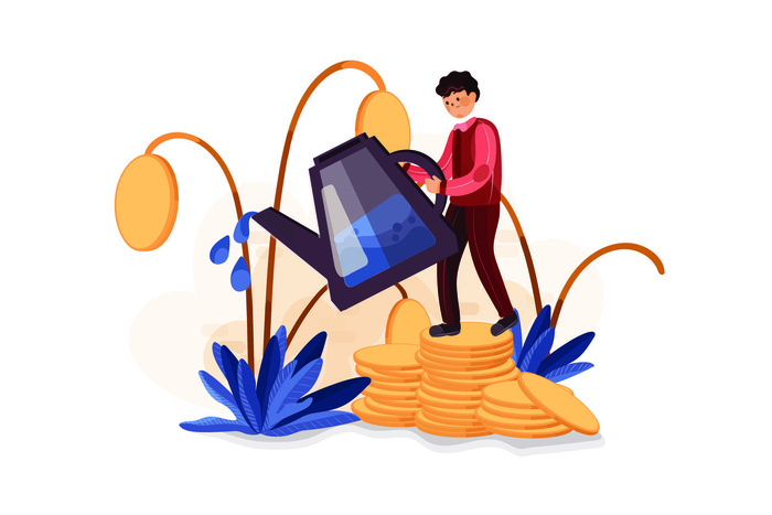 扁平化人物场景办公互联网等距ai矢量设计网页海报UI素材插画