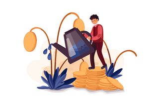 扁平化人物场景办公互联网等距ai矢量设计网页海报UI素材插画