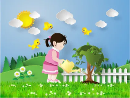 C4d插画 浮雕插画 卡通插画 背景插画