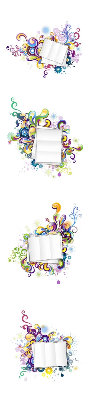 简约风名片海报边框图框素材AI矢量图 (131)