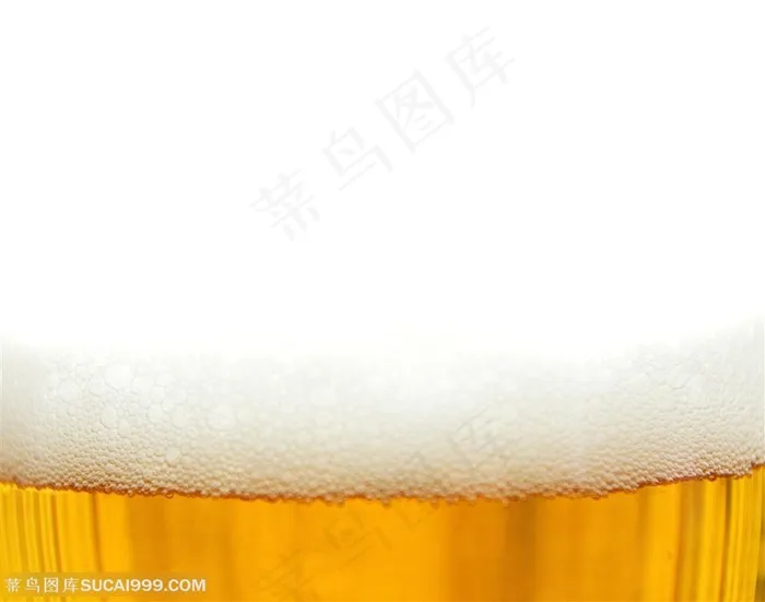 酒水饮料-白色的啤酒泡泡