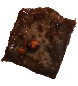 黄豆豆腐包浆黑豆嫩豆腐油炸香煎免抠摄影元素素材