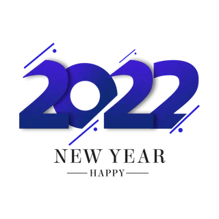 2022新年艺术创意字体虎年3D立体标题数字文字png免抠字素材