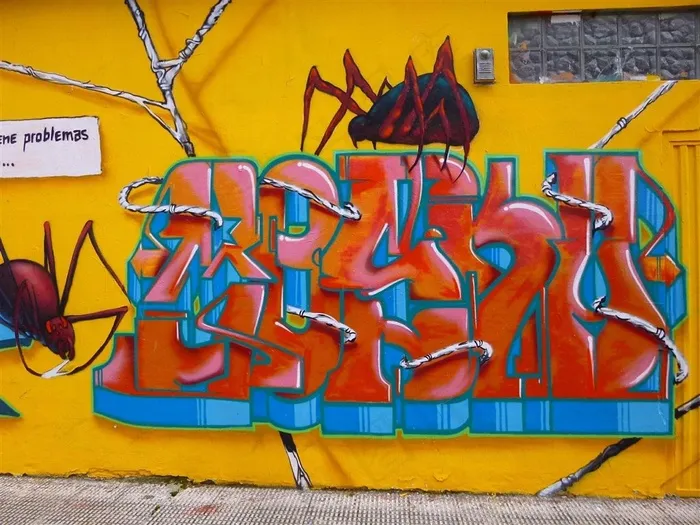 创意甲虫涂鸦图片