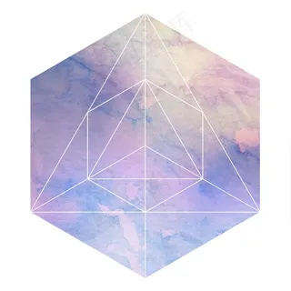 有线条图案的多边形 有线条图案的多边形