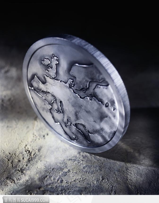 硬币上的地图