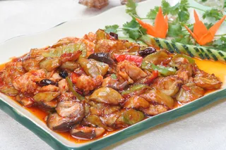 香菇鸡丁烧茄子2 (2)