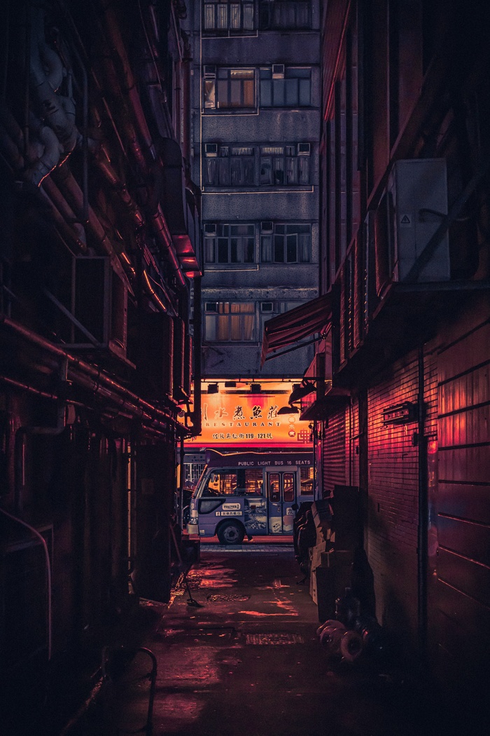 高清城市夜景风景