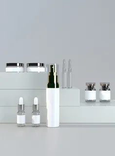 化妆品样机贴图包装logo样机