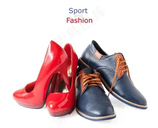 鞋子和红色高跟鞋