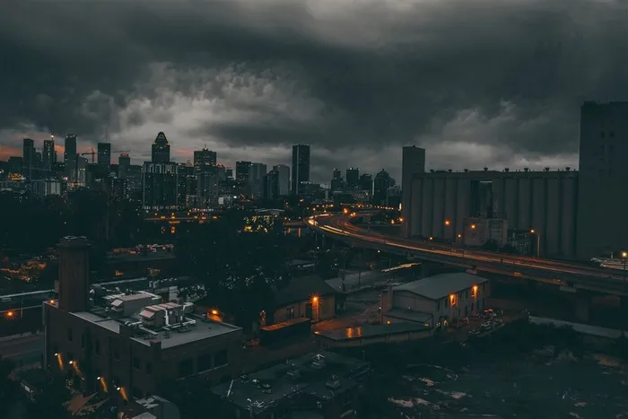 唯美的城市夜晚风光