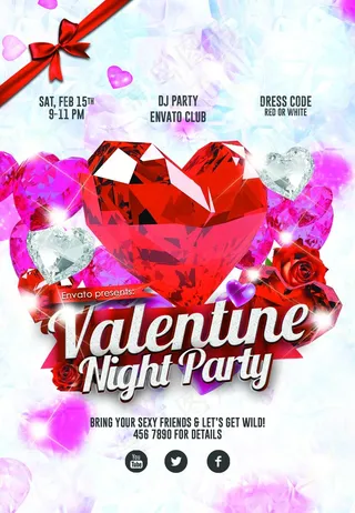 情人节海报图片素材