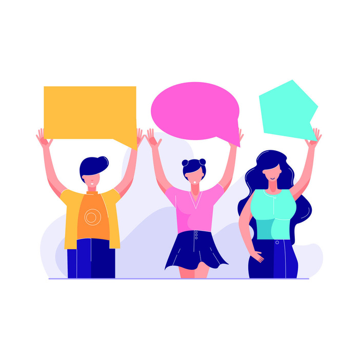 扁平化人物场景办公互联网等距ai矢量设计网页海报UI素材插画