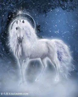 美丽的天马独角兽高清图 美丽的天马独角兽高清图