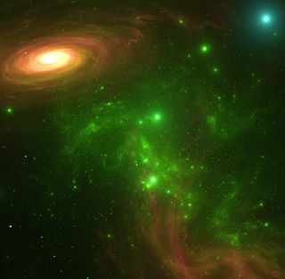 元宇宙世界天空背景墙风景