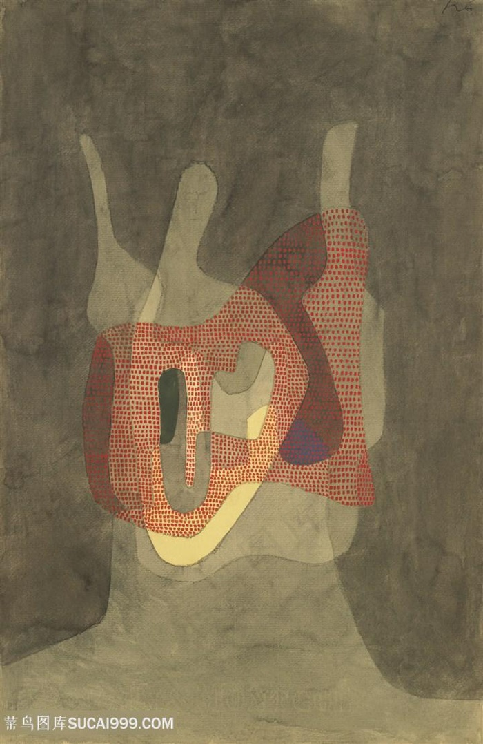 保罗克利手绘抽象人物插画