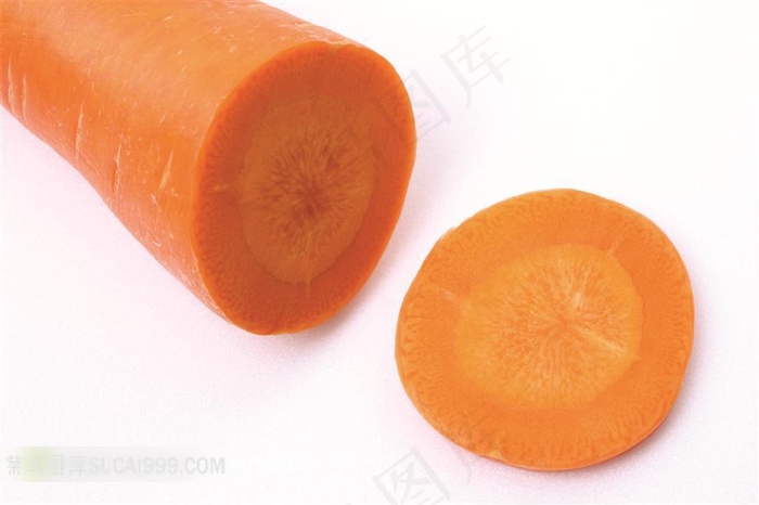 切开的胡萝卜