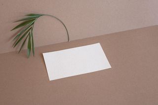 北欧风正面场景名片样机