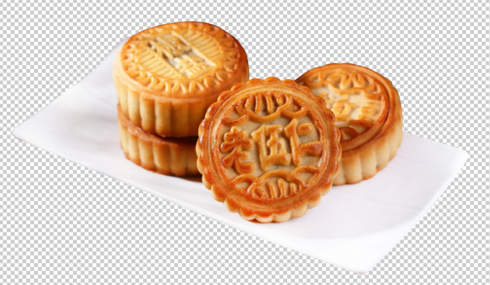 月饼免扣素材psd模版下载