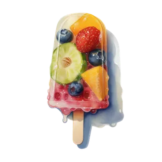 免扣夏日水果冰棒