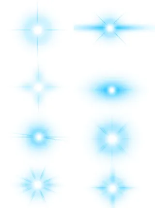 蓝色炫丽光效