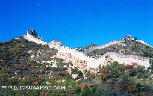 雄伟的万里长城素材图片 雄伟的万里长城素材图片