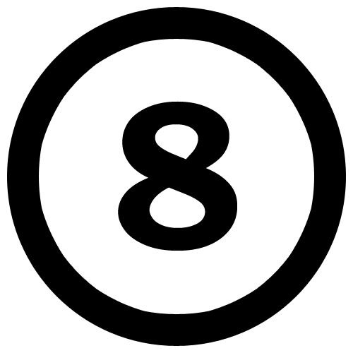 数字 8免抠(500x500)