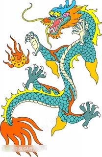 中国风龙纹图案