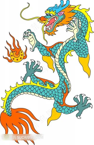 中国风龙纹图案