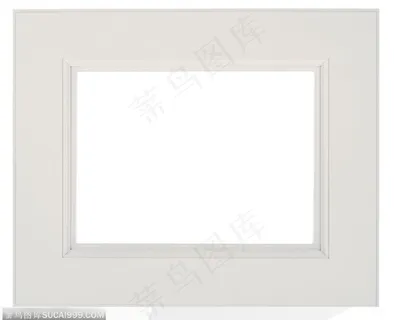 相框边框-简洁的白色相框