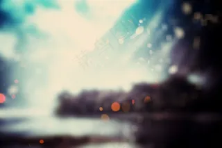 唯美蓝色ps滤镜高清图片