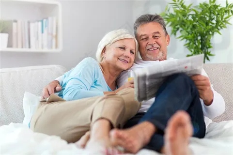 幸福的老年人素材摄影图片