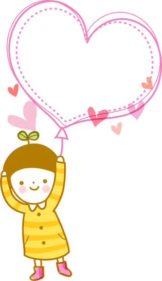 爱心 人物 卡通