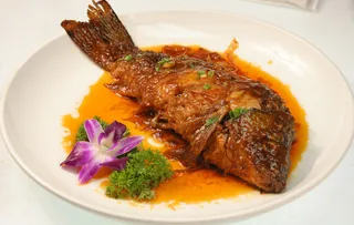 30 雪菜肉丝烧黄鱼 老作坊