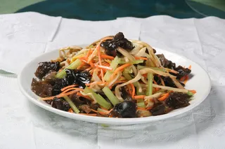 30 金针菜烧木耳 范阳饺子海鲜城