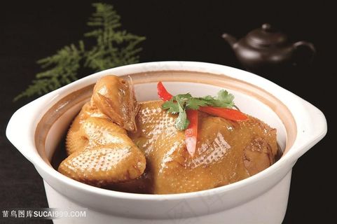 中华美食外婆干锅鸡摄影图