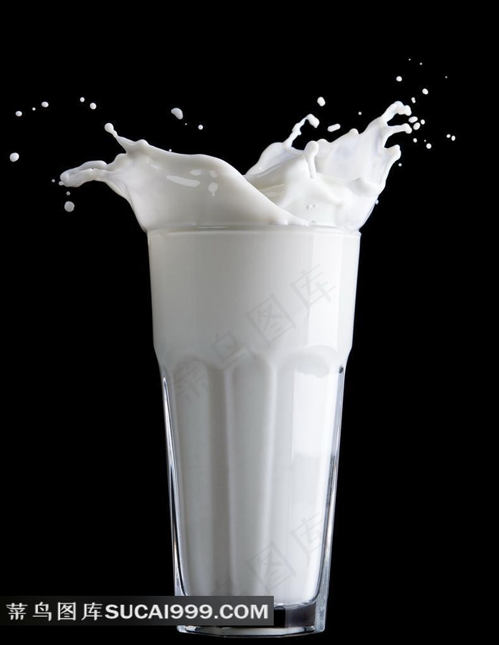 飞溅的牛奶系列 - 美丽艺术的液态牛奶
