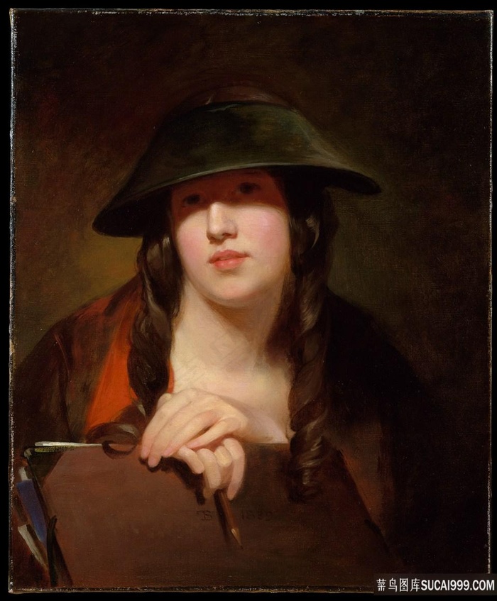 托马斯・萨利，那个学生油画图片