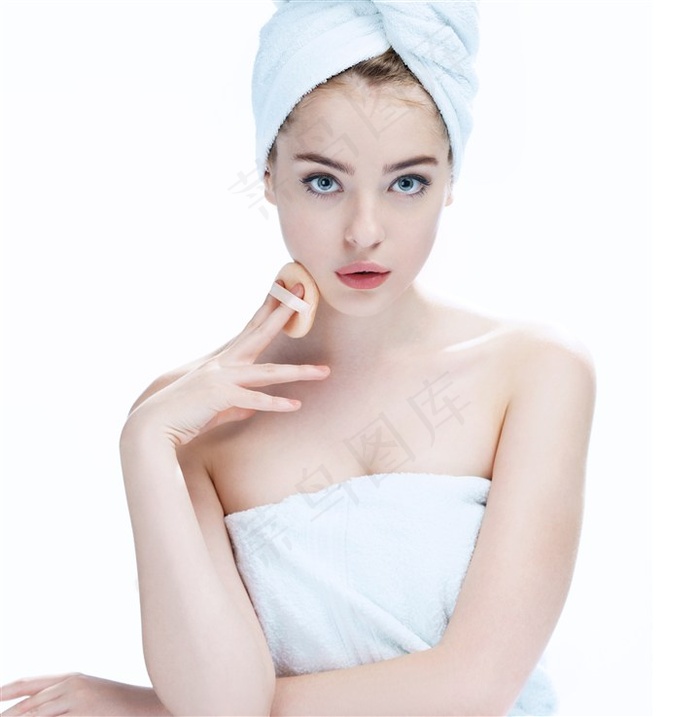 护理美容美女摄影高清图片