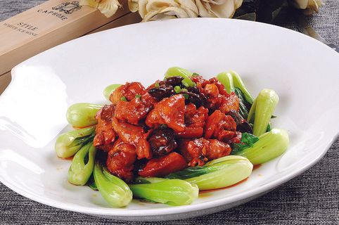 CXC06278小花菇烧鼾猪