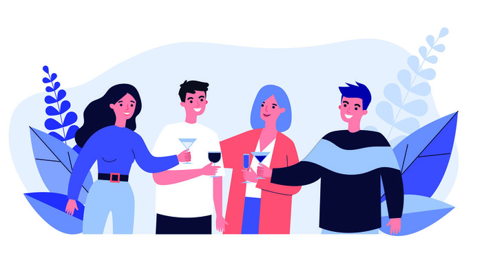 扁平化人物场景办公互联网等距ai矢量设计网页海报UI素材插画