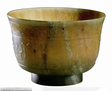 传统玉器-豹纹的酒杯