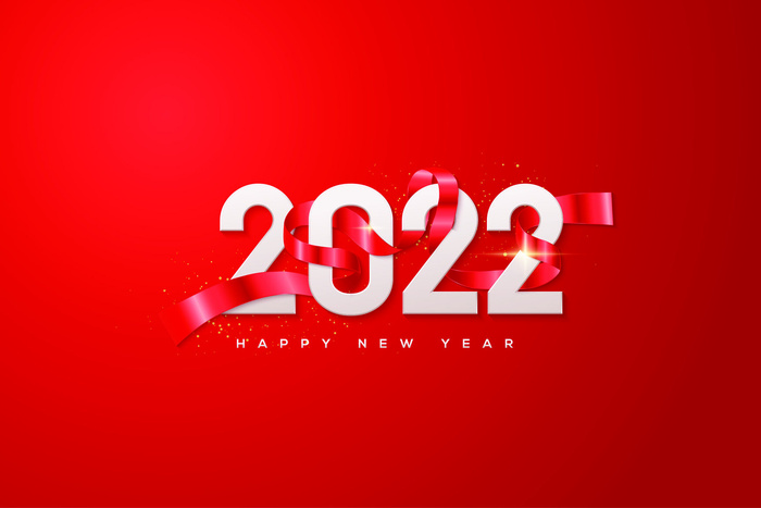 2022创意艺术字体新年虎年圣诞节数字立体质感文字AI矢量设计素材