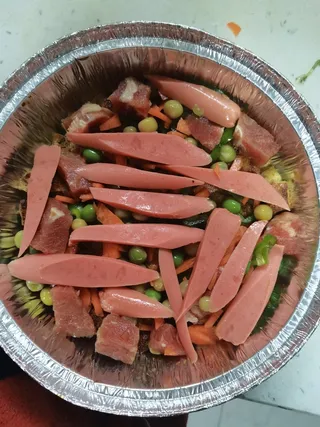 家庭版自制芝士面包披萨